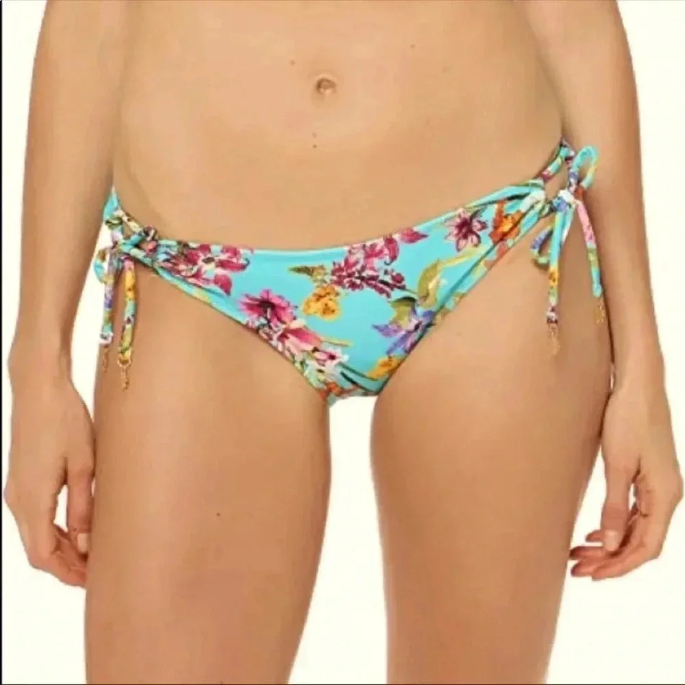 Jessica Simpson Floral Print Swim Bottoms